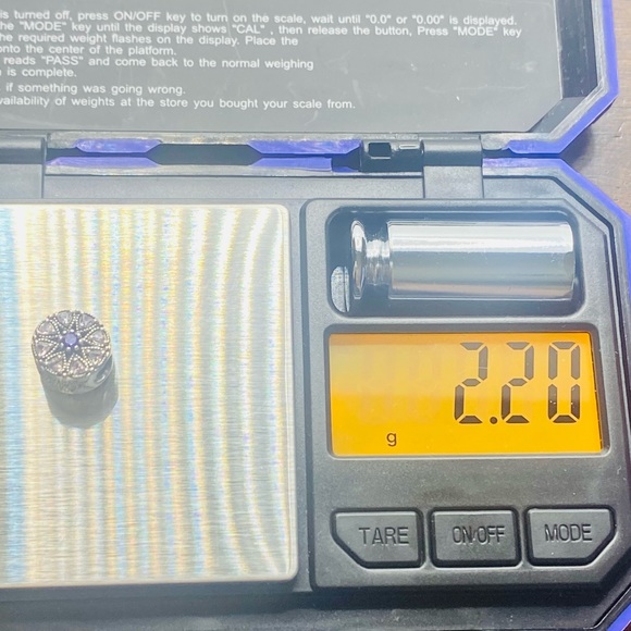 EUC Pandora 791974NPRMX Sterling Silver Shimmering Medallion Abstract Charm - Picture 10 of 10